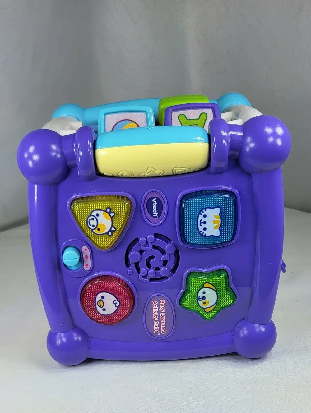 V-Tech Busy Learners Activity Cube - Purple Multi-Activity Learning Toy